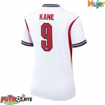 Camiseta Inglaterra Harry Kane #9 Primera Equipación para mujer Mundial 2026 manga corta